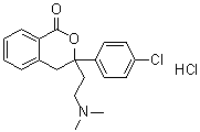3-(4-Chlorophenyl)-3-[2-(dimethylamino)ethyl]-3,4-dihydro-1H-2-benzopyran-1-one hydrochloride molecular structure (CAS 477313-09-0)
