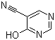 结构式 CAS# 4774-34-9, 4-羟基-5-氰基嘧啶