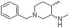(3S,4S)-1-Benzyl-N,4-dimethylpiperidin-3-amine molecular structure (CAS 477600-69-4)