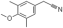 4-甲氧基-3,5-二甲基苯乙腈分子结构 (CAS 477808-36-9)