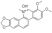 白屈菜赤碱分子结构 (CAS 478-03-5)