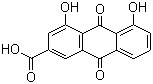大黄酸分子结构 (CAS 478-43-3)