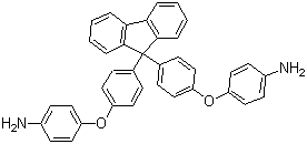 9,9-Bis[4-(4-aminophenoxy)phenyl] fluorene molecular structure (CAS 47823-88-1)