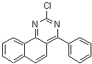 2-氯-4-苯基苯并[h]喹唑啉分子结构 (CAS 4786-80-5)