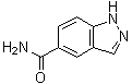 结构式 CAS# 478829-34-4, 1H-吲唑-5-甲酰胺