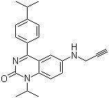 1-(1-Methylethyl)-4-[4-(1-methylethyl)phenyl]-6-(2-propyn-1-ylamino)-2(1H)-quinazolinone molecular structure (CAS 478963-46-1)
