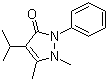 异丙安替比林分子结构 (CAS 479-92-5)