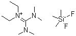 N,N,N',N'-Tetramethyl-N'',N''-diethylguanidinium trimethyldifluorsiliconate molecular structure (CAS 479024-65-2)