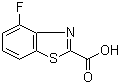 4-Fluoro-2-benzothiazolecarboxylic acid molecular structure (CAS 479028-70-1)