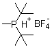 Bis(1,1-dimethylethyl)(methyl)phosphine tetrafluoroborate molecular structure (CAS 479094-62-7)