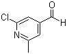 2-Chloro-6-methylpyridine-4-carboxaldehyde molecular structure (CAS 479613-16-6)