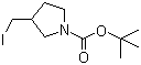 tert-Butyl 3-(iodomethyl)pyrrolidine-1-carboxylate molecular structure (CAS 479622-36-1)