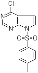 4-Chloro-7-tosyl-7H-pyrrolo[2,3-d]pyrimidine molecular structure (CAS 479633-63-1)