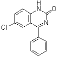 6-氯-4-苯基-2(1H)-喹唑啉酮分子结构 (CAS 4797-43-7)