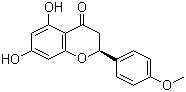 structure of CAS# 480-43-3, Isosakuranetin;5,7-Dihydroxy-4'-methoxyflavanone