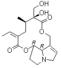 倒千里光碱分子结构 (CAS 480-54-6)