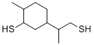 structure of CAS# 4802-20-4, Dipentenedimercaptan;2-methyl-5-(1-sulfanylpropan-2-yl)cyclohexane-1-thiol