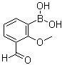 (3-Formyl-2-methoxyphenyl)boronic acid molecular structure (CAS 480424-49-5)