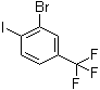 2-溴-1-碘-4-三氟甲基苯分子结构 (CAS 481075-58-5)