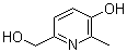 5-羟基-6-甲基-2-吡啶甲醇分子结构 (CAS 4811-16-9)