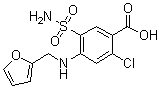 Isofurosemide molecular structure (CAS 4818-59-1)