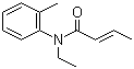 structure of CAS# 483-63-6, Crotamiton;N-Ethyl-N-(2-methylphenyl)-butenamide