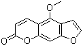 佛手苷内酯分子结构 (CAS 484-20-8)