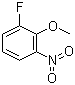 2-Fluoro-6-nitroanisole molecular structure (CAS 484-94-6)