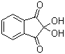 Ninhydrin hydrate molecular structure (CAS 485-47-2)