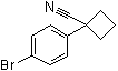 1-(4-Bromophenyl)cyclobutanecarbonitrile molecular structure (CAS 485828-58-8)