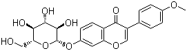 structure of CAS# 486-62-4, Ononin;Formononetin-7-O-beta-D-glucopyranoside