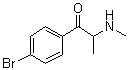 4-溴甲卡西酮分子结构 (CAS 486459-03-4)