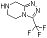 结构式 CAS# 486460-21-3, 3-(三氟甲基)-5,6,7,8-四氢-[1,2,4]三唑并[4,3-a]吡嗪