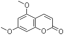 5,7-Dimethoxycoumarin molecular structure (CAS 487-06-9)