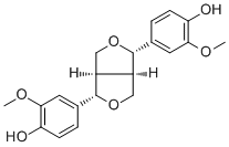 structure of CAS# 487-36-5, Pinoresinol