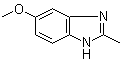 2-甲基-5-甲氧基-1H-苯并咪唑分子结构 (CAS 4887-81-4)