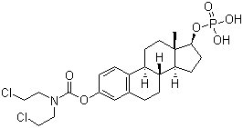雌莫司汀磷酸分子结构 (CAS 4891-15-0)
