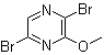 2,5-Dibromo-3-methoxypyrazine molecular structure (CAS 489431-66-5)