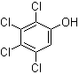 2,3,4,5-四氯苯酚分子结构 (CAS 4901-51-3)