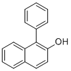 1-苯基萘-2-醇分子结构 (CAS 4919-96-4)