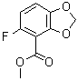 Methyl 6-fluoro-2,3-methylenedioxybenzoate molecular structure (CAS 492444-07-2)