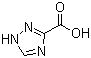 1H-1,2,4-三氮唑-3-羧酸分子结构 (CAS 4928-87-4)