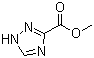Methyl 1,2,4-triazole-3-carboxylate  molecular structure (CAS 4928-88-5)