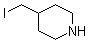 4-(碘甲基)哌啶分子结构 (CAS 4945-54-4)