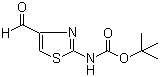 (4-Formylthiazol-2-yl)carbamic acid tert-butyl ester molecular structure (CAS 494769-34-5)