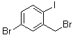 4-Bromo-2-(bromomethyl)-1-iodobenzene molecular structure (CAS 495414-06-7)