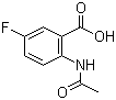 2-Acetamido-5-fluorobenzoic acid molecular structure (CAS 49579-56-8)