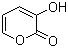 结构式 CAS# 496-64-0, 3-羟基-2-吡喃酮