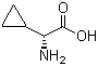D-环丙基甘氨酸分子结构 (CAS 49607-01-4)