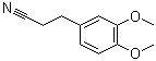 3,4-Dimethoxybenzenepropanenitrile molecular structure (CAS 49621-56-9)